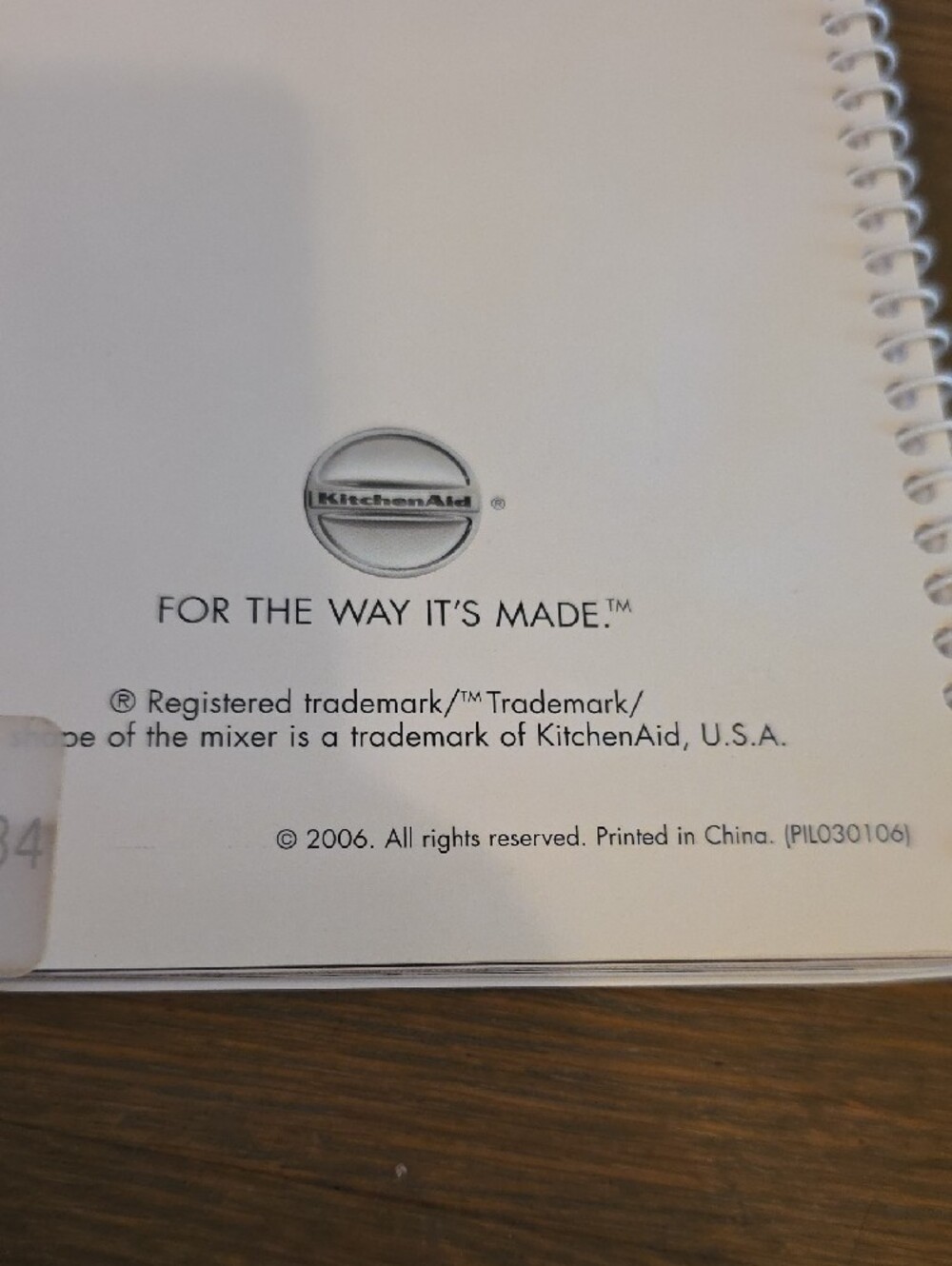 KitchenAid Tilt Head Stand Mixer Instructions & Recipes Manual Vintage 2006 - Picture 3 of 4